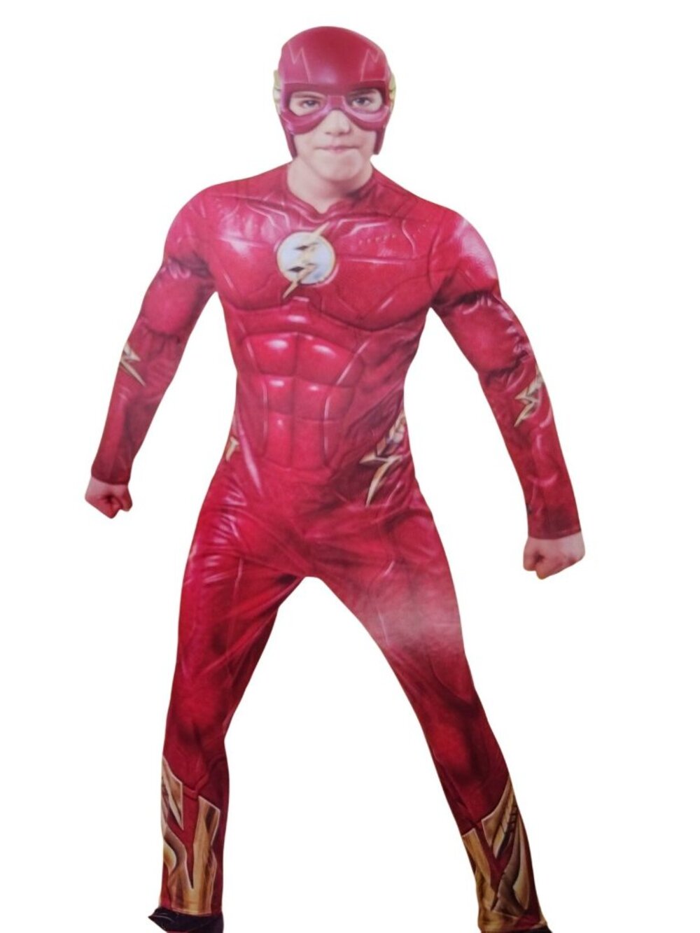 Rubies Boys S (6/7) The Flash Muscle Chest Halloween Costume